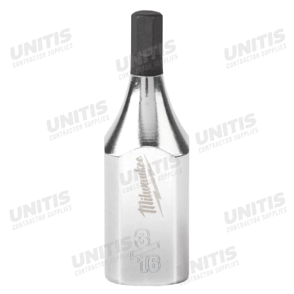 Milwaukee 3/8" Drive 3/16" Hex Bit Socket