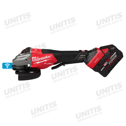 Milwaukee M18 FUEL 4-1/2"-6" Variable Speed Braking Grinder, Paddle Switch with ONE-KEY Kit