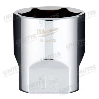 Milwaukee 1/2" Drive 1-1/4" 6 Point Socket