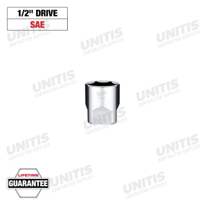 Milwaukee 1/2" Drive 1-3/16" 6 Point Socket