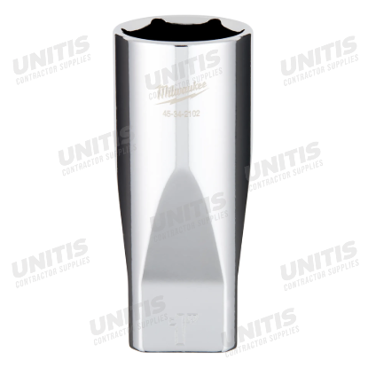 Milwaukee 1/2" Drive 1" Deep 6 Point Socket