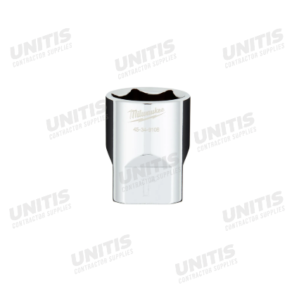 Milwaukee 1/2" Drive 1" 6 Point Socket