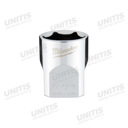 Milwaukee 3/8" Drive 11/16" 6 Point Socket