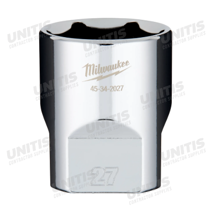 Milwaukee 1/2" Drive 27mm 6 Point Socket