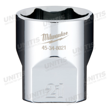 Milwaukee 3/8" Drive 21mm 6 Point Socket