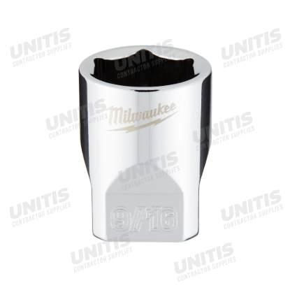 Milwaukee 1/4" Drive 9/16" 6 Point Socket