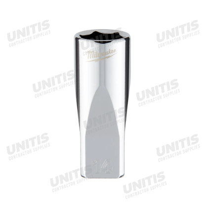 Milwaukee 1/4" Drive 14mm Deep 6 Point Socket