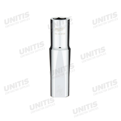Milwaukee 1/2" Drive 1/2" Deep 6 Point Socket