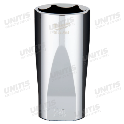 Milwaukee 3/8" Drive 24mm Deep 6 Point Socket