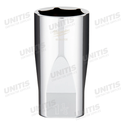 Milwaukee 1/2" Drive 1-1/4" Deep 6 Point Socket