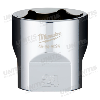 Milwaukee 3/8" Drive 24mm 6 Point Socket