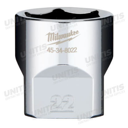 Milwaukee 3/8" Drive 22mm 6 Point Socket