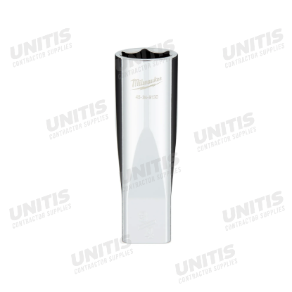 Milwaukee 1/2" Drive 3/4" Deep 6 Point Socket