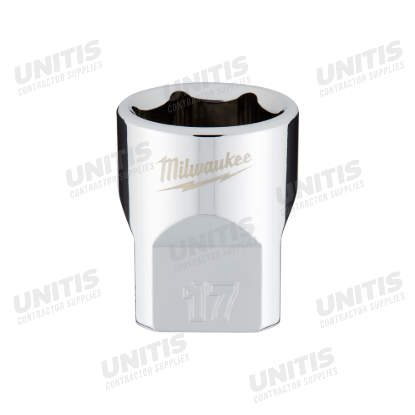 Milwaukee 3/8" Drive 17mm 6 Point Socket