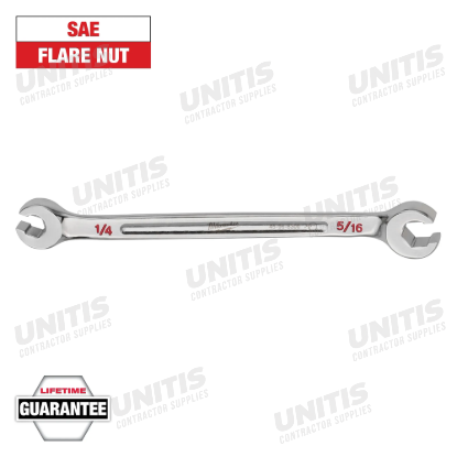 Milwaukee 1/4" x 5/16" Double End Flare Nut Wrench