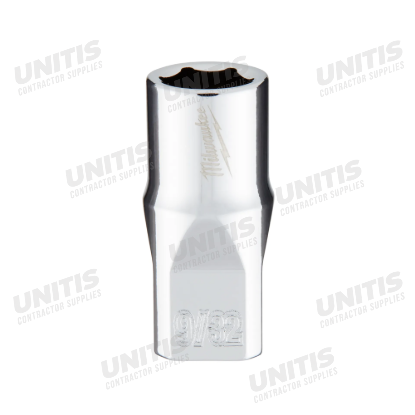 Milwaukee 1/4" Drive 9/32" 6 Point Socket