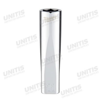 Milwaukee 3/8" Drive 11mm Deep 6 Point Socket