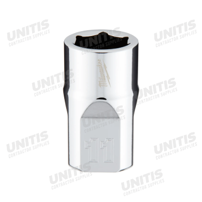 Milwaukee 3/8" Drive 11mm 6 Point Socket