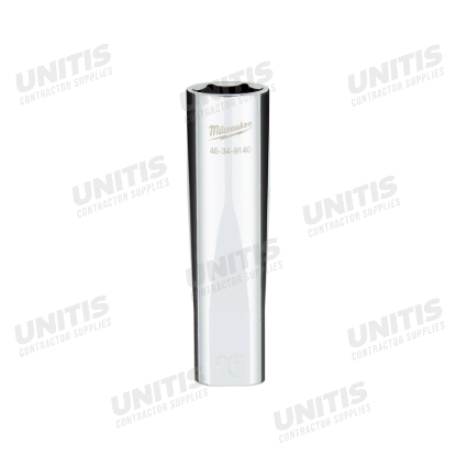 Milwaukee 1/2" Drive 16mm Deep 6 Point Socket