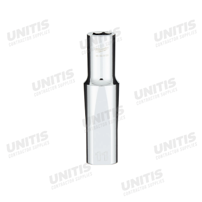 Milwaukee 1/2" Drive 11mm Deep 6 Point Socket