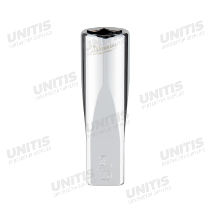 Milwaukee 1/4" Drive 7/16" Deep 6 Point Socket