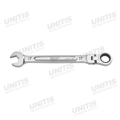 Milwaukee 17mm Flex Head Ratcheting Combination Wrench
