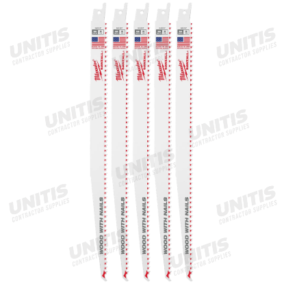 Milwaukee 12" 5 TPI SAWZALL Blades (5 Pack)