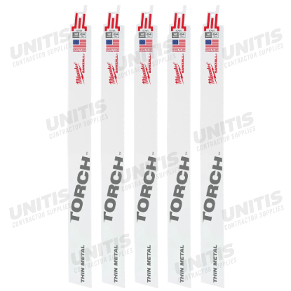 Milwaukee 12" 24 TPI The TORCH SAWZALL Blades (5 Pack)