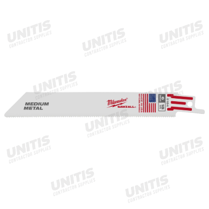 Milwaukee 6" 18 TPI SAWZALL Blades (5 Pack)