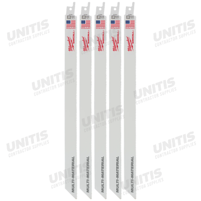 Milwaukee 12" 10/14 TPI SAWZALL Blades (5 Pack)