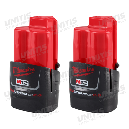 Milwaukee M12 CP2.0 Battery 2-Pack