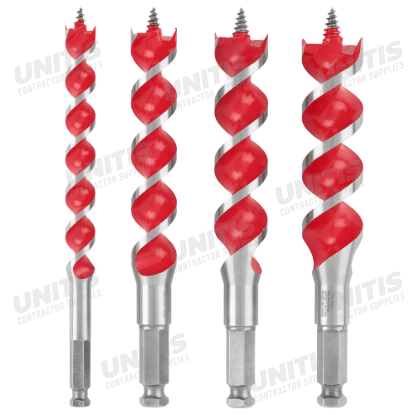 Milwaukee Spur Auger Bit 6-1/2" Set - 4 Piece