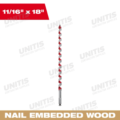 Milwaukee 11/16" x 18" Ship Auger Bit