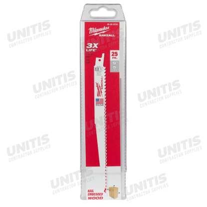 Milwaukee 9" 5 TPI SAWZALL Blades (25 Pack)