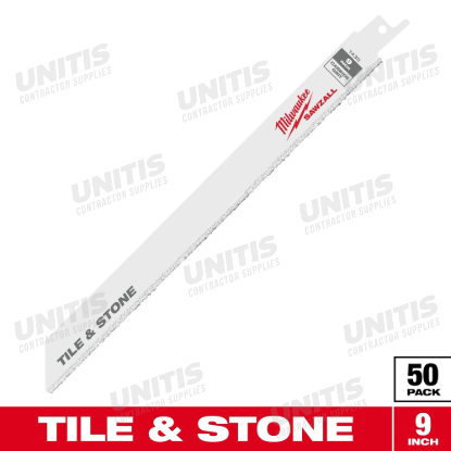 Milwaukee 9" Carbide Grit SAWZALL Blade (50 Pack)