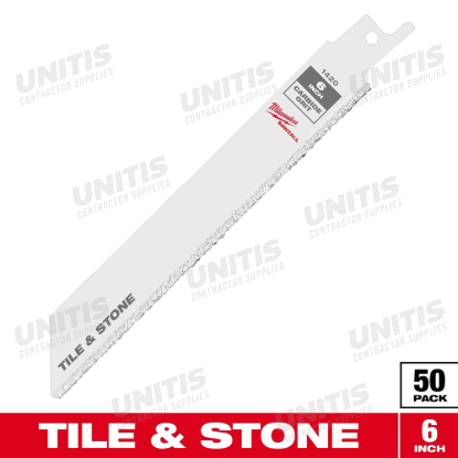 Milwaukee 6" Carbide Grit SAWZALL Blade (50 Pack)