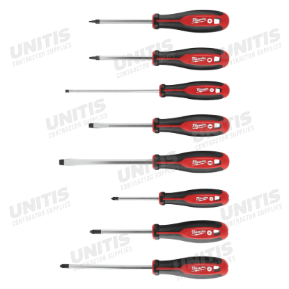 Milwaukee 8 Piece Screwdriver Kit with Square