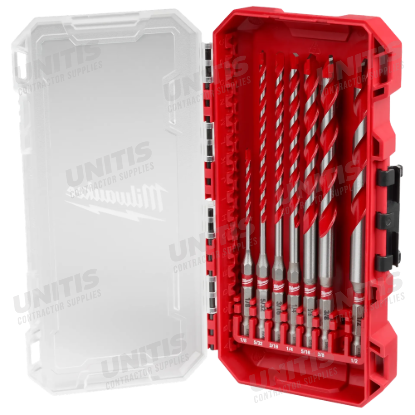 Milwaukee 7 Piece SHOCKWAVE Impact Duty Carbide Hammer Drill Bit Set