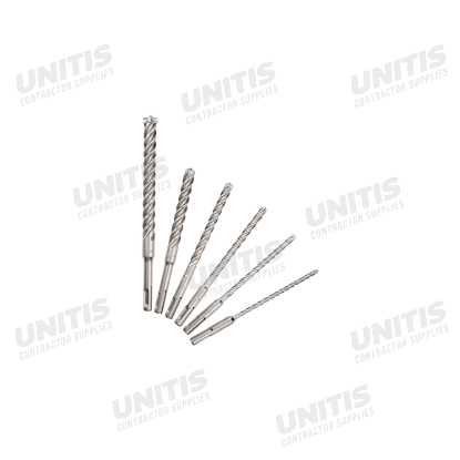 Milwaukee 6 Piece SDS PLUS 4-Cutter Set