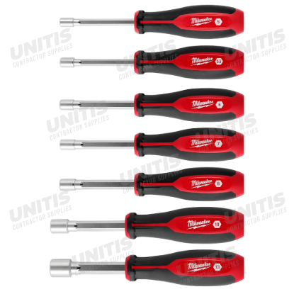 Milwaukee 7 Piece Metric HollowCore Magnetic Nut Driver Set