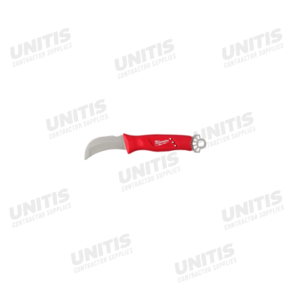 Milwaukee Linemanâ€™s Blunt Tip Hawkbill Knife with STICKWORK 3in1 Ring