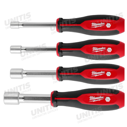 Milwaukee 4 Piece HollowCore Nut Driver Set