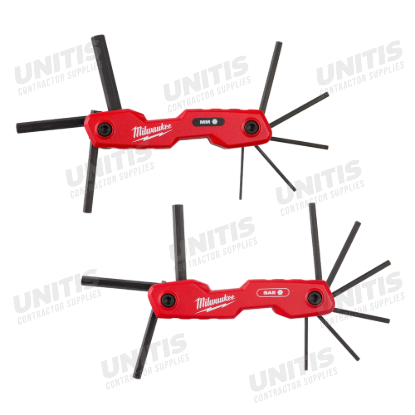 Milwaukee 17-Key Folding Hex Key Sets - /Metric (2 Piece)