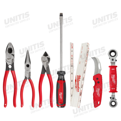 Milwaukee 7 Piece Power Utility Hand Tool Set