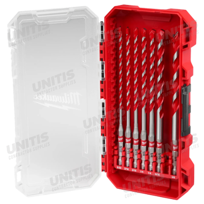 Milwaukee 7 Piece SHOCKWAVE Impact Duty Carbide Hammer Drill Bit Set