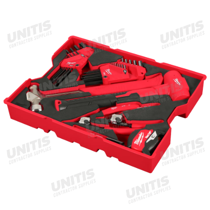Milwaukee 28 Piece Hex Key & Hammer Set with Tray for PACKOUT Drawers
