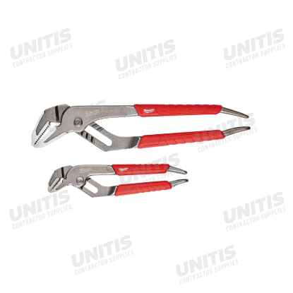 Milwaukee 6" & 10" Comfort Grip Straight Jaw Pliers Set