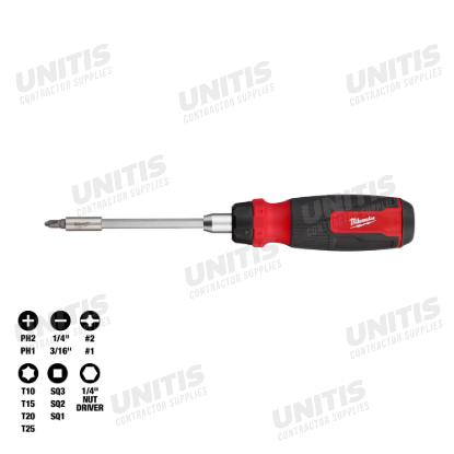 Milwaukee 14-in-1 Ratcheting Multi-Bit Screwdriver