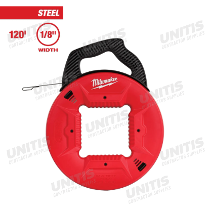Milwaukee 120' 1/8" Steel Fish Tape