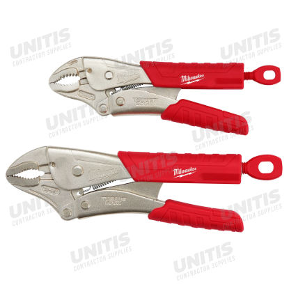 Milwaukee 2 Piece Torque Lock Curved Jaw Locking Pliers Set